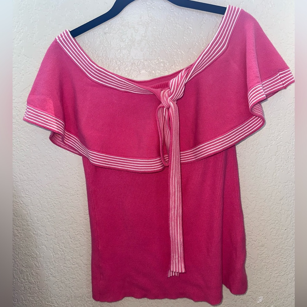 Pink sailor girl top